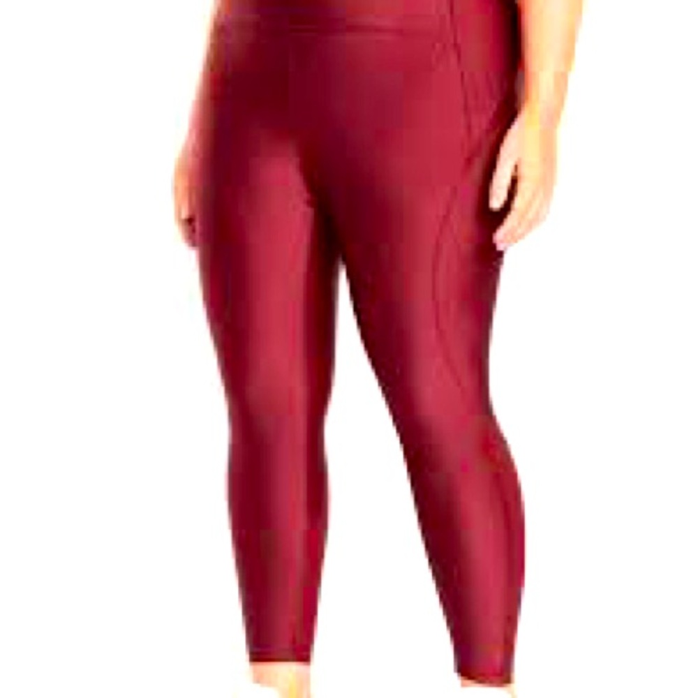 NWOT High-Waisted PowerSoft 7/8 Shine Leggings